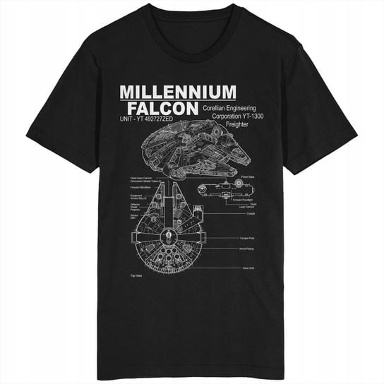 Millennium Falcon Projekt Koszulka Star Wars Solo GILDAN