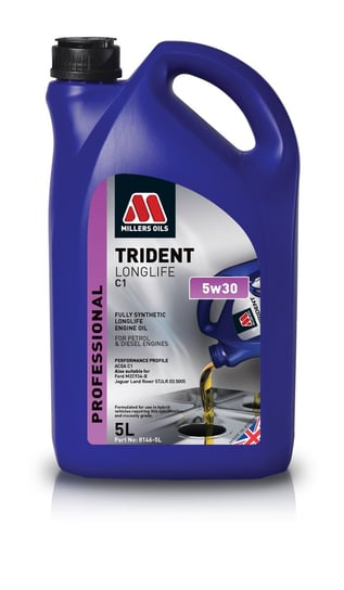 Millers Trident Longlife C1 5W30 5L Millers Oils
