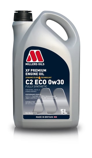 Millers Xf Premium C2 Eco 0W30 5L Millers Oils