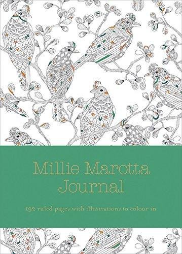 Millie Marotta Journal: ruled pages with full page illustrations from Wild Savannah Marotta Millie