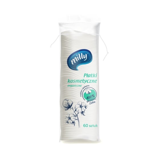 Milly, Organiczne płatki posmetyczne, 60 szt. MILLY