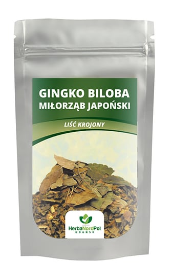Miłorząb japoński Ginkgo CIĘTY 200G A Herbanordpol
