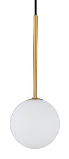 Mimimalistyczna lampa wisząca Karo 10305 czarna złota Nowodvorski