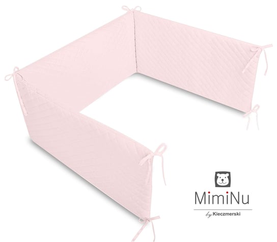 MimiNu by Kieczmerski, Ochraniacz do łóżeczka, Różowy, 30x180 cm MimiNu by Kieczmerski