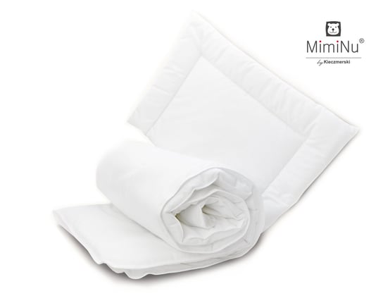 MimiNu by Kieczmerski, Pościel dziecięca i poduszka, biały, 100x135 cm MimiNu by Kieczmerski