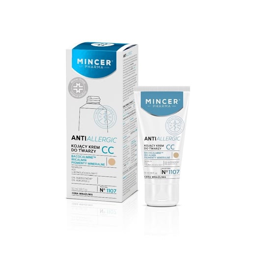 Mincer Pharma, Anti Allergic, krem CC kojący do cery wrażliwej nr 1107, 50 ml Mincer Pharma