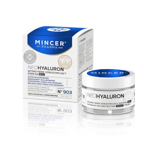 Mincer Pharma, NeoHyaluron, krem intensywnie odbudowujący na noc nr 903, 50 ml Mincer Pharma