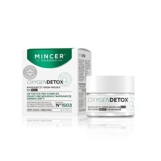 Mincer Pharma, Oxygen Detox, naprawczy krem-maska na noc nr 1503, 50 ml Mincer Pharma