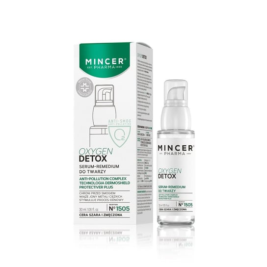 Mincer Pharma, Oxygen Detox, serum-remedium do twarzy nr 1505, 30 ml Mincer Pharma