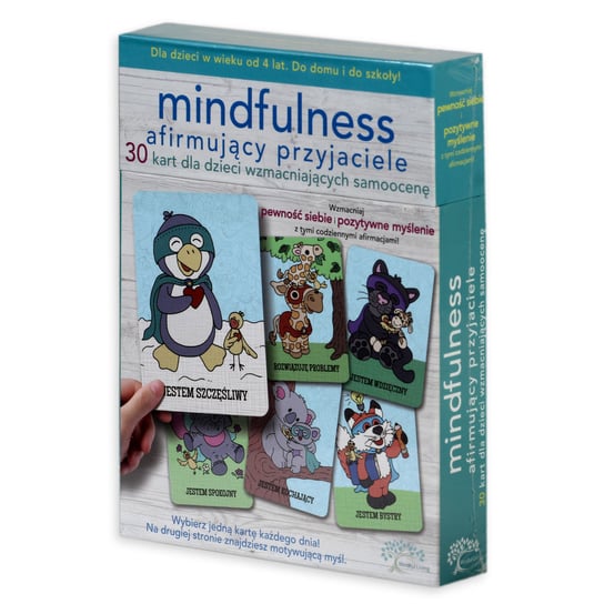 Mindfulness, karty z ćwiczeniami, afirmujący przyjaciele Mindfulness