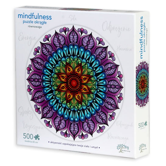 Mindfulness, puzzle okrągłe, Równowaga, 500 el. Mindfulness