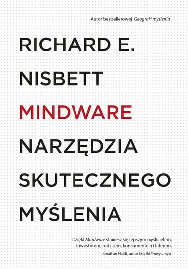 Mindware. Narzędzia skutecznego myślenia Nisbett Richard E.