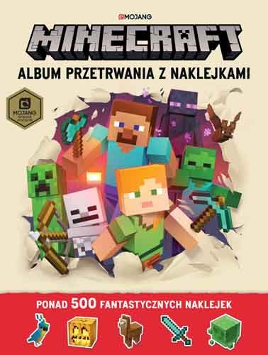 Minecraft. Album przetrwania z naklejkami Jelley Craig, Milton Stephanie