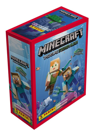 Minecraft Box 50 Saszetki z Naklejkami Panini S.p.A