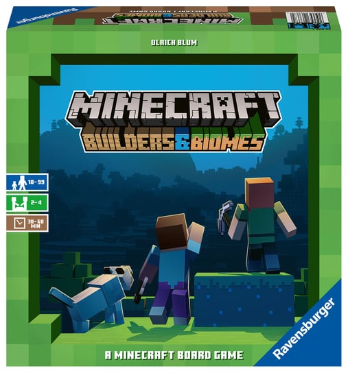 Minecraft, Builders and Biomes, wersja polska, gra planszowa, Ravensburger Ravensburger