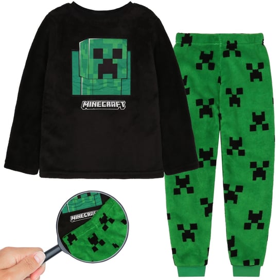 Coperta In Pile Minecraft - 100x150 Cm, Con Creeper, Zombie