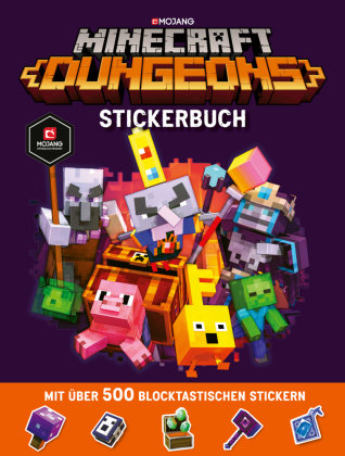 Minecraft Dungeons Stickerbuch Schneiderbuch