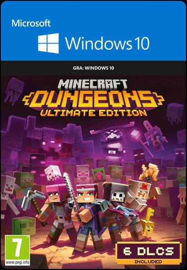 Minecraft Dungeons Ultimate Edition PC - kod aktywujący - 15 Urodziny Minecraft Microsoft Corporation