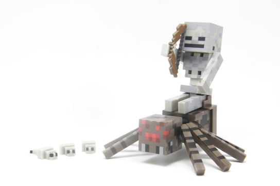 Minecraft, figurka Poplation Spide Jockey Set Lisciani