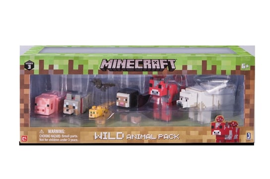 Minecraft, figurki Dzikie zwierzęta, zestaw Minecraft