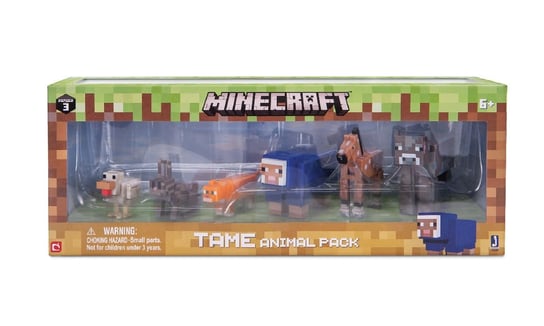 Minecraft, figurki Zwierzęta domowe, zestaw Minecraft