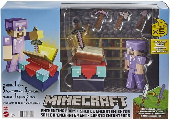 Minecraft Gyb62 Zestaw Magiczny Pokój I Figurka Mattel