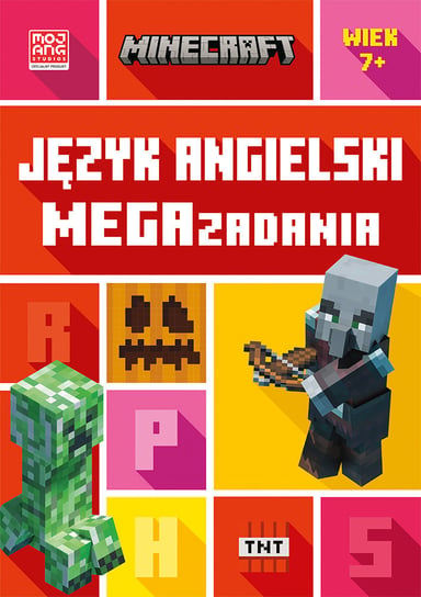 Minecraft. Język angielski. Megazadania 7+ Jon Goulding, Whitehead Dan, Mojang
