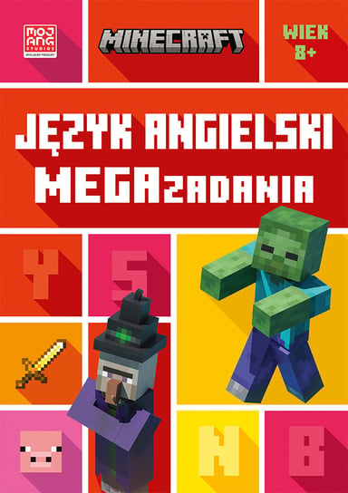 Minecraft. Język angielski. Megazadania 8+ Jon Goulding, Whitehead Dan, Mojang