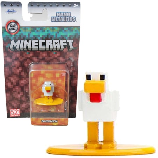 Minecraft Metalowa Figurka Kolekcjonerska Kurczak Nano Metalfigs 3 Cm Jada Jada