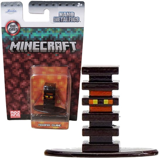 Minecraft Metalowa Figurka Kolekcjonerska Skacząca Kostka Magmy Nano Metalfigs 4 Cm Jada Minecraft