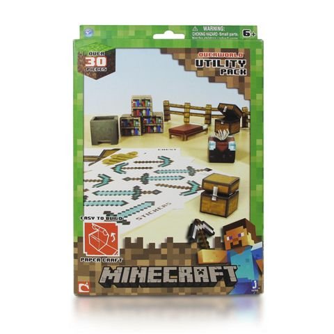 Minecraft, Papercraft, zestaw kreatywny Użyteczne Przedmioty Minecraft