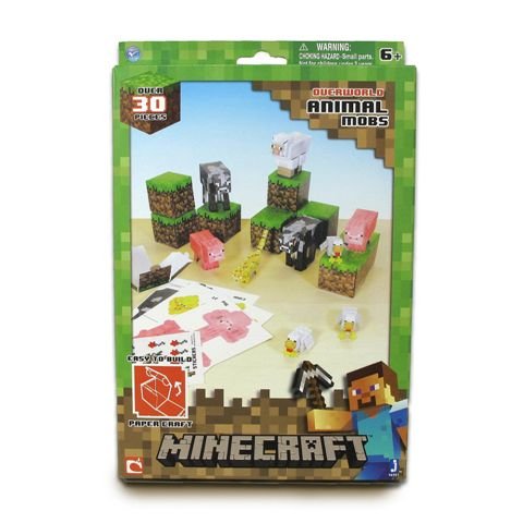 Minecraft, Papercraft, zestaw kreatywny Zwierzęta Minecraft