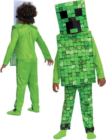 Minecraft strój karnawałowy dla chłopca Creeper kostium przebranie 110-122 cm (4-6 lat) Disguise