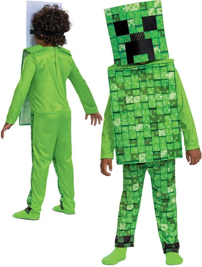 Minecraft strój karnawałowy dla chłopca Creeper kostium przebranie 125-135 cm (7-8 lat) Disguise
