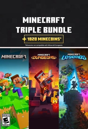 Minecraft Triple Bundle (Windows 10) Microsoft Game Studio