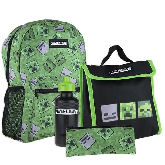 Minecraft, Zestaw plecak + akcesoria, zielony Astra