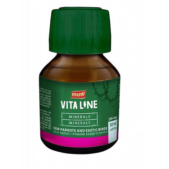 Minerały dla ptaków egzotycznych Vitaline 50 ml Inna marka
