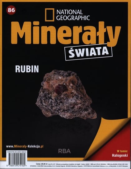 Minerały Świata Kolekcja National Geographic Reedycja Burda Media Polska Sp. z o.o.