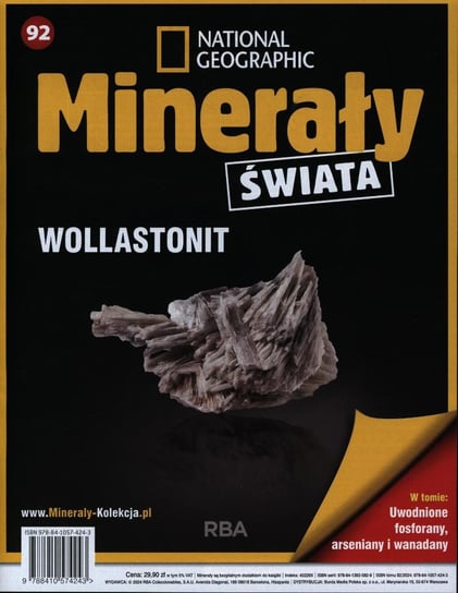 Minerały Świata Kolekcja National Geographic Reedycja Burda Media Polska Sp. z o.o.