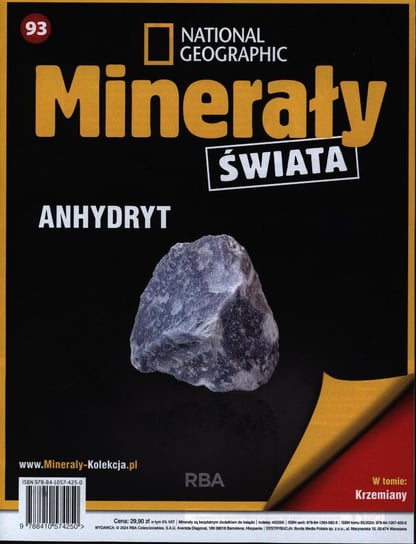 Minerały Świata Kolekcja National Geographic Reedycja Burda Media Polska Sp. z o.o.