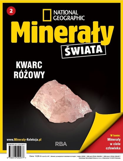 Minerały Świata Kolekcja National Geographic Reedycja II Burda Media Polska Sp. z o.o.