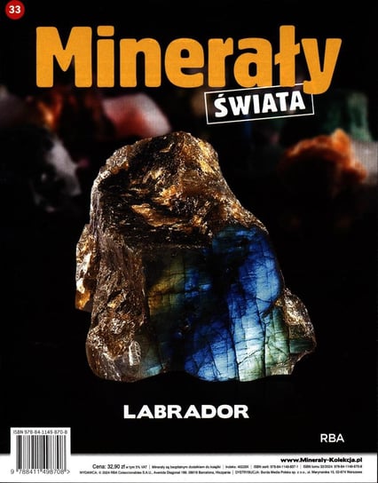 Minerały Świata Kolekcja National Geographic Reedycja II Burda Media Polska Sp. z o.o.