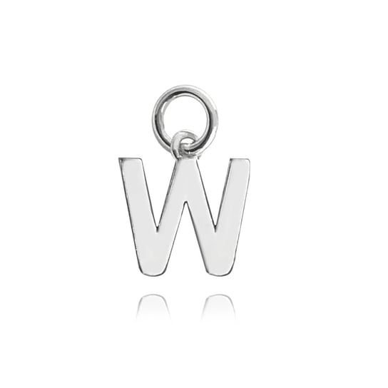 MINET Srebrny wisiorek mała litera „W” MINET