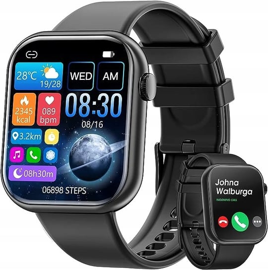 Mingtawn G20 Smartwatch Wodoodporny 1,85" Czarny Mingtawn