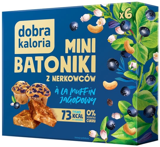 Mini Batoniki A'La Muffin Jagodowy Dobra Kaloria 102 G DOBRA KALORIA