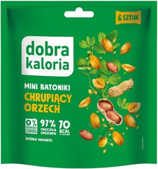 Mini batoniki Chrupiący orzech Dobra Kaloria 108 g DOBRA KALORIA
