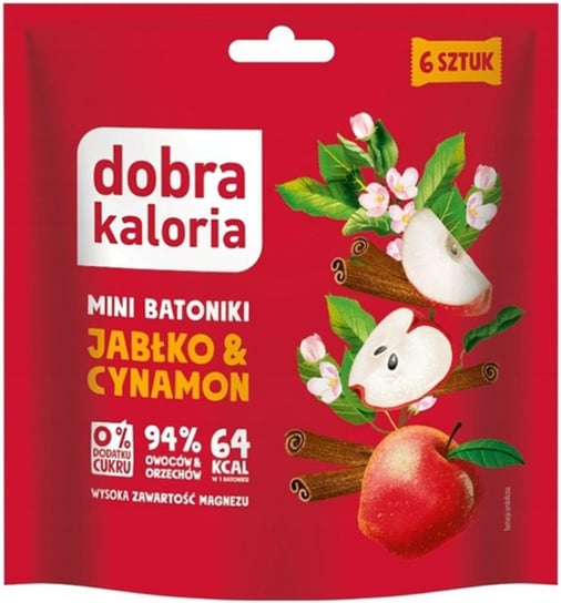 Mini batoniki Jabłko & Cynamon Dobra Kaloria 108 g DOBRA KALORIA