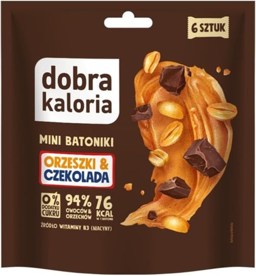 Mini batoniki Orzeszki & Czekolada Dobra Kaloria 108 g DOBRA KALORIA