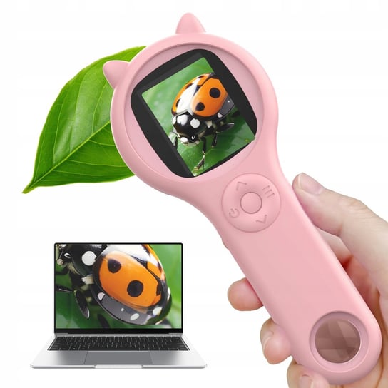 MINI CYFROWY MIKROSKOP DLA DZIECI NAUKOWE ZABAWKI PRZENOŚNY RĘCZNY Inna marka