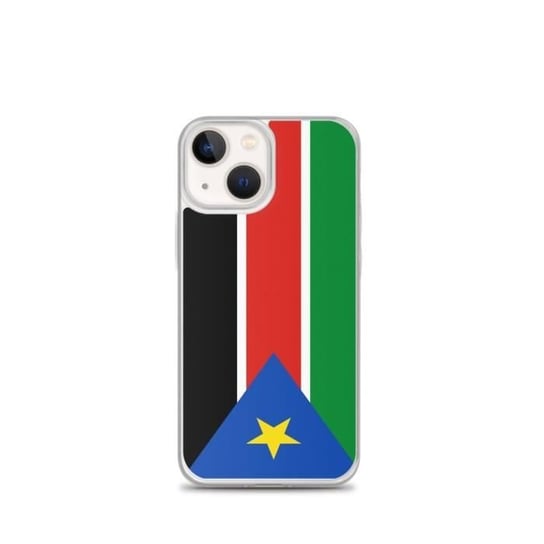 Mini etui z flagą Sudanu Południowego na iPhone'a 13 Inny producent (majster PL)